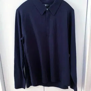 새상품급 +J 메리노 블렌드 니트 피케 셔츠 블랙 M 유니클로 ovy