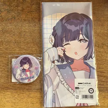 하타야 미스즈 A3 천 포스터 캔뱃지 DMM 스크래치