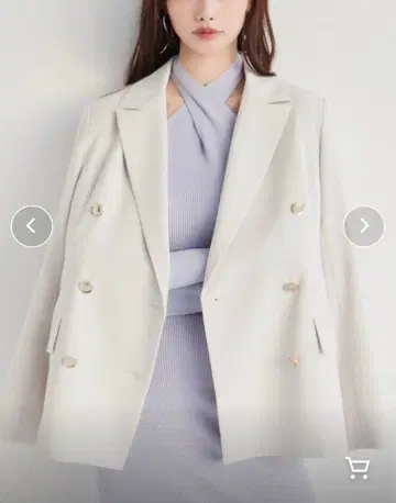 스나이델 Sustainable 불규칙 골드 버튼 자켓