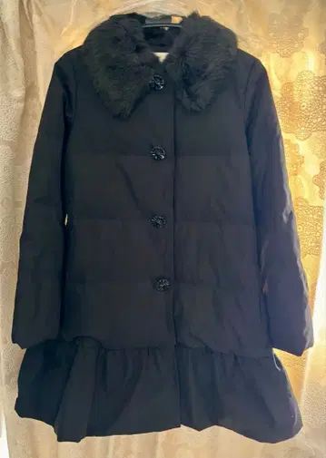 케이트 스페이드 블랙 다운 자켓