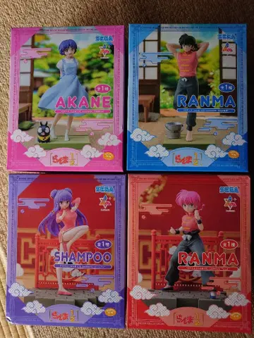 란마 1/2 액션 피규어 4체 세트