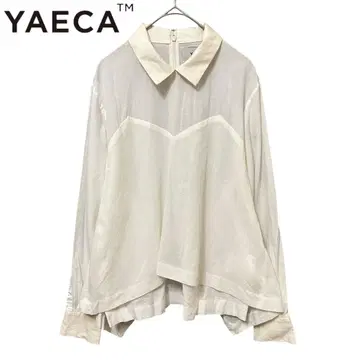 [ 새상품급 ] YAECA (야에카) 플레어 디자인 셔츠 블라우스