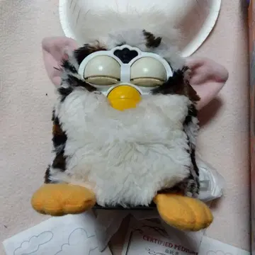 퍼비 화이트 블랙 무늬 초대 가동품