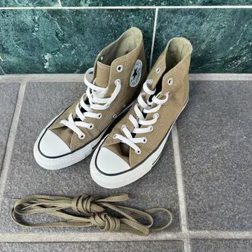 컨버스 ALL STAR 하이컷 스니커즈 카키