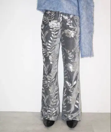 musubore 스팽글 팬츠 rose spangle leggings