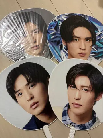 SnowMan 메구로 렌 부채 세트