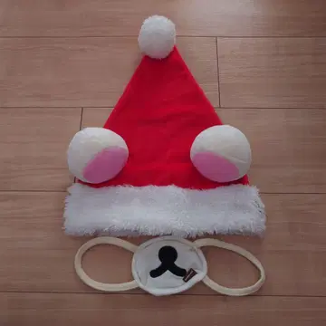 [레어] 코리락쿠마 산타 모자와 귀 달린 액세서리
