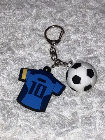 블루 록 이토시 린 블루 록 전시회 유니폼 러버 키링