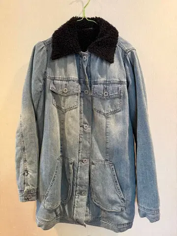 MURUA 데님 자켓 보아 옷깃