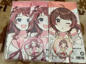 DMM 스크래치 학원 아이돌 마스터 포스터 캔뱃지 하나미 사키 유메