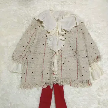 노카라 프린지 자켓 한국 오버 사이즈 itimi