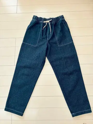 새상품급 다크 블루 데님 팬츠 FREE 사이즈
