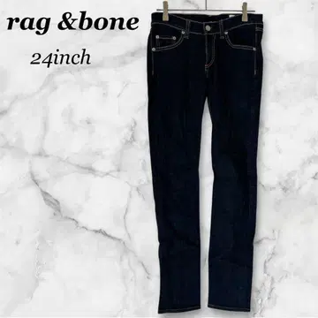 rag &bone 스키니 데님 24inch 인디고 블루 XS