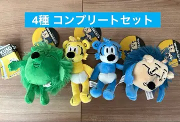 KUSOMEGANE 동료들 봉제 인형 컴플리트 전 4종 세트