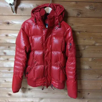 THE NORTH FACE 다운 자켓 레드 US 한정판 L 상당 빨간색