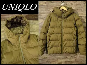 유니클로 방풍 발수 나일론 라이트웨이트 심리스 다운 파카 M