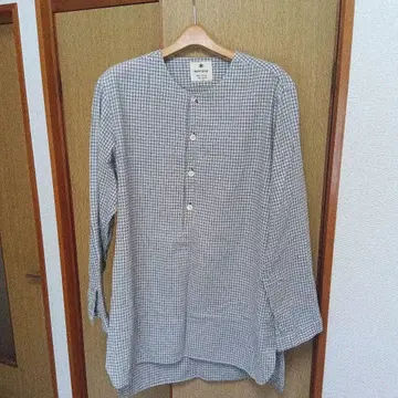 스노우피크 깅엄 체크 긴팔 셔츠 JPN L