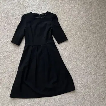 상복 원피스 오부 소매 블랙 포멀 관혼상제