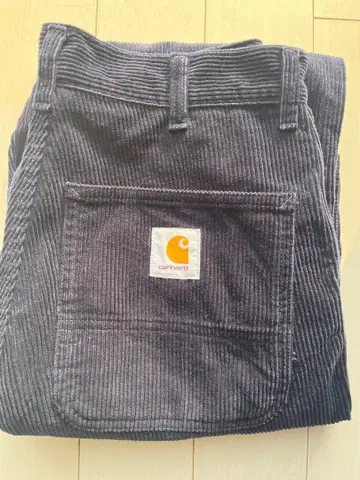 Carhartt 코듀로이 팬츠 네이비