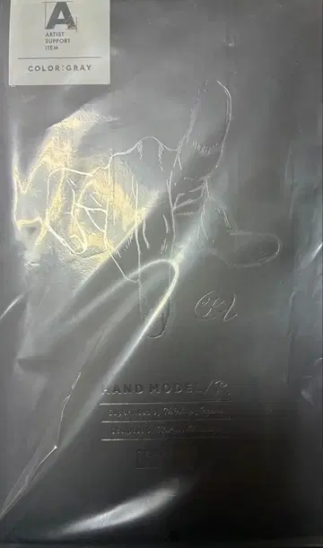 ARTIST SUPPORT ITEM 핸드 모델/R -GRAY- 오른손