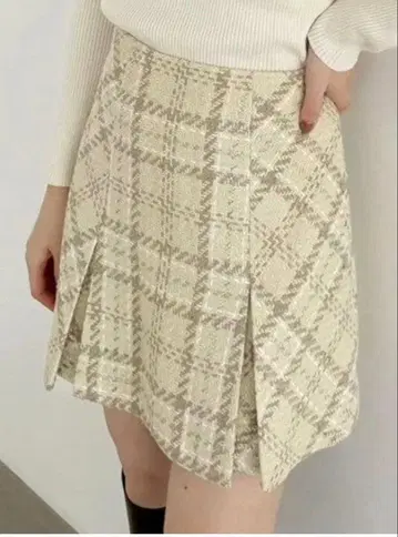 snidel 로빙 체크 스카 숏 팬츠