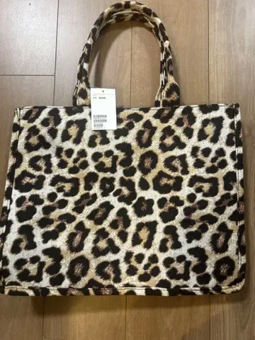 [ 미사용 ] 레오파드 백 H&M