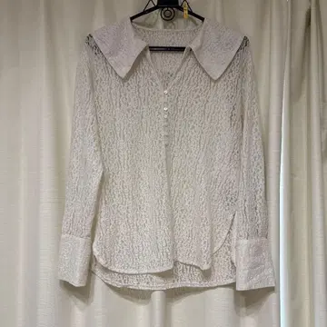 CAPRICIEUX 화이트 레이스 셔츠 F 사이즈