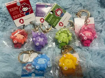 [ 최저가 ] 산리오 최애 컬러 미야쿠미야쿠 키링 7종 컴플리트