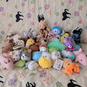 다양한 봉제 인형 묶음 판매