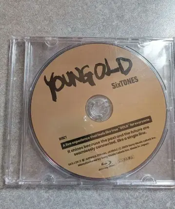 SixTONES YOUNG OLD Blu-ray 디스크 1 본편만