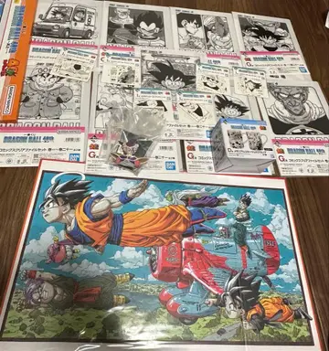 드래곤볼 40주년 제일복권 비주얼 보드 만화 스트럭처 외