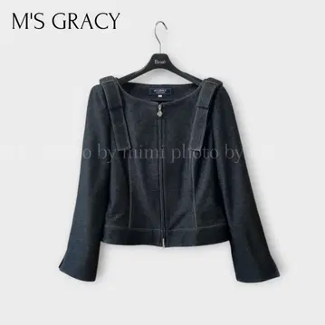 M'S GRACY* 어깨 리본 데님 자켓