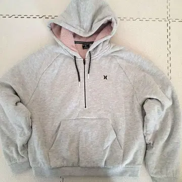 Hurley M 그레이 후드 부착 후드티
