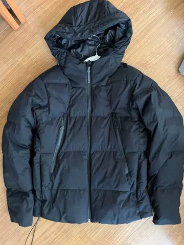 워크맨 워셔블 퓨전 다운 후디 블랙 S