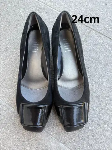 fit fit 펌프스 스웨이드 느낌 신발 새상품급 24cm