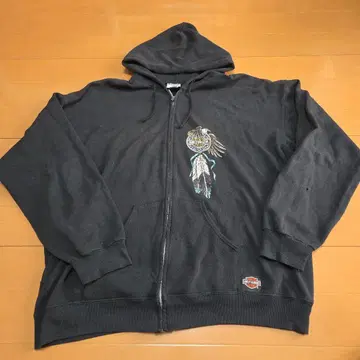 90s 할리데이비슨 지퍼 후드티 USA 제