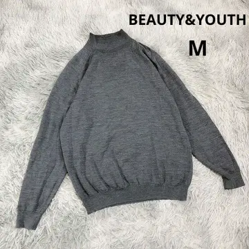 [ 뷰티 앤 유스 ] 하이넥 니트 스웨터 (M) 울 100%