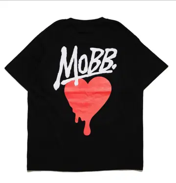 MOOB. 그래픽 반팔 티셔츠 블랙