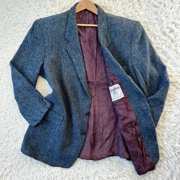 Harris Tweed x MOORES 헤링본 트위드 자켓