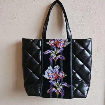 페일러 FEILER 꽃무늬 자수 퀼팅 토트백 모리 하나에, 소니아 리키엘
