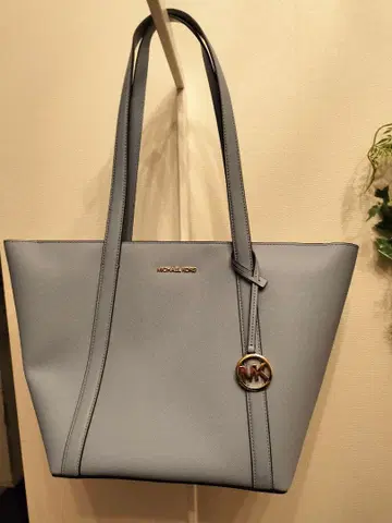 MICHAEL KORS 블루 토트백
