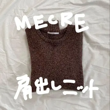 mecre 니트 브라운