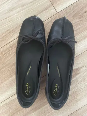 Clarks 블랙 발레 슈즈