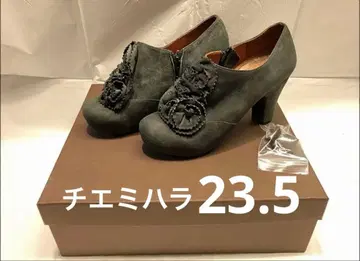 치에미하라 CHIE MIHARA 리본 플라워 부츠 부티 23.5cm