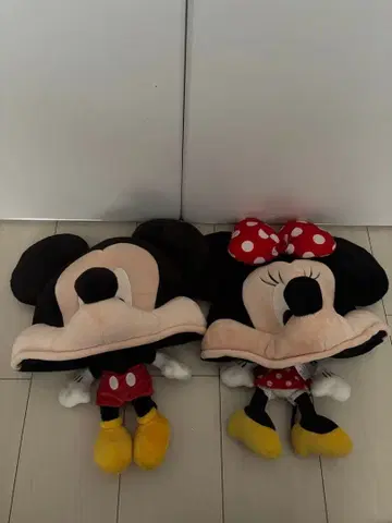 미키 미니 팬 캡 2개 세트