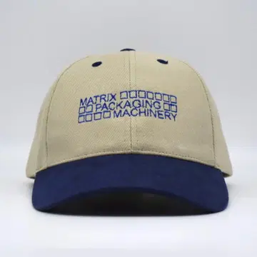 새상품급 매트릭스 패키지 기업 로고 2톤 자수 캡