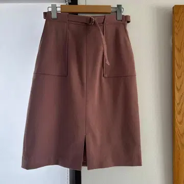 [ 새상품급 ] 스트로베리 필드 핑크 타이트 스커트 ( 벨트 포함 )