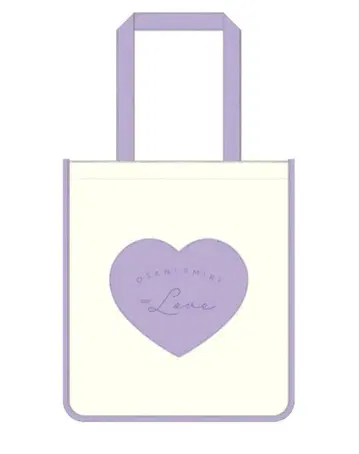 이코럽 개별 스퀘어 토트백 미리냐 오타니 에미리 보라색