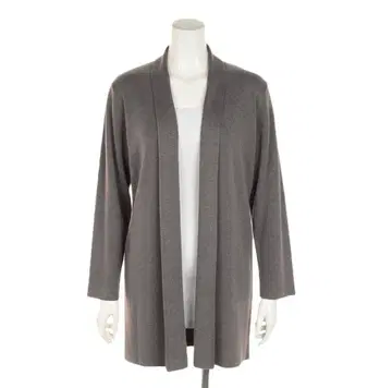 민트브리즈 롱 가디건 빅 사이즈 브라운 계열