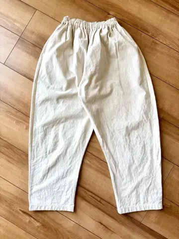 핸드메이드 벌룬 팬츠 아이보리 내추럴 의류 성인 심플 작가님